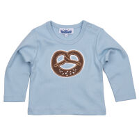 Longsleeve "Brezel" Chenille Patch, hblau