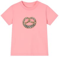 T-Shirt "Brezel" Leo gold, rosa