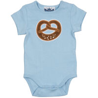 Kurzarm Body mit Chenille Patch "Brezel"
