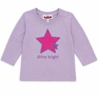 Longsleeve "Chenille-Star" lavendel