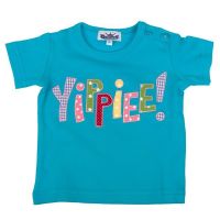 T-Shirt YIPPIEE türkis