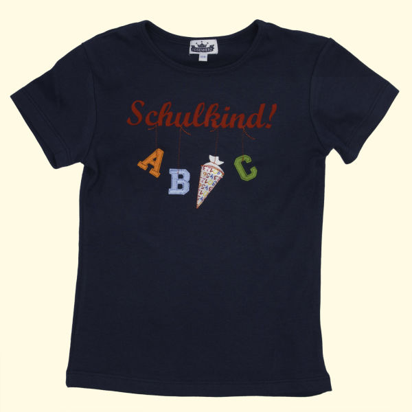 T-Shirt "Schulkind!" A,B,C marine