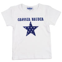 T-Shirt Motto "Großer Bruder"  mit Stern,...