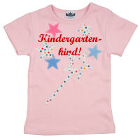 T-Shirt "Kindergartenkind" mit Feenstab rosa
