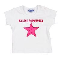 T-Shirt Motto "Kleine Schwester"  mit Stern,...