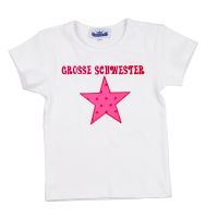 T-Shirt Motto "Große Schwester" mit...