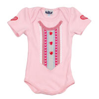 Body "Dirndl" mit kurzem Arm, rosa