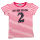 T-Shirt "Ich bin schon 4" Ringel pink/weiß Gr.110