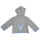 Kapuzenjacke mit Geweih, hellblaue Applikation