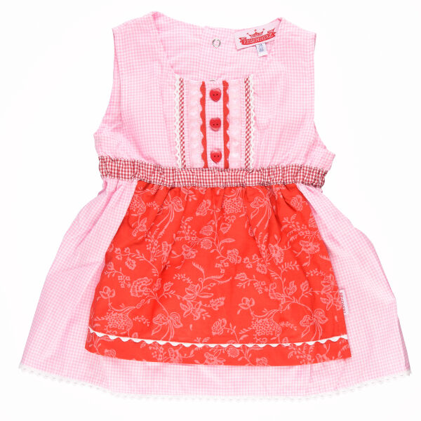 Dirndlkleid, rosa/rot