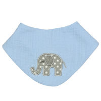 Babyhalstuch Motiv "Elefant" mit Druckerverschluß