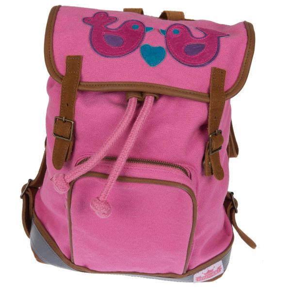 Mini-Backpack "Birds" rosa