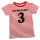 T-Shirt "Ich bin schon 3" Ringel pink/weiß Gr.104