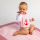 Lätzchen mit Motiv "Anker" personalisiert rosa