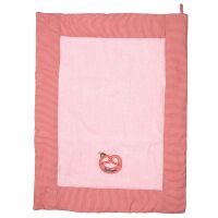 Krabbeldecke "Brezel mit Tirolerhut", rosa