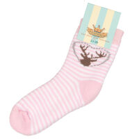 Babysöckchen Hirsch, rosa